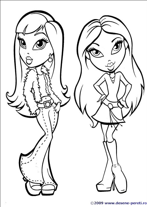 bratz desene colorat